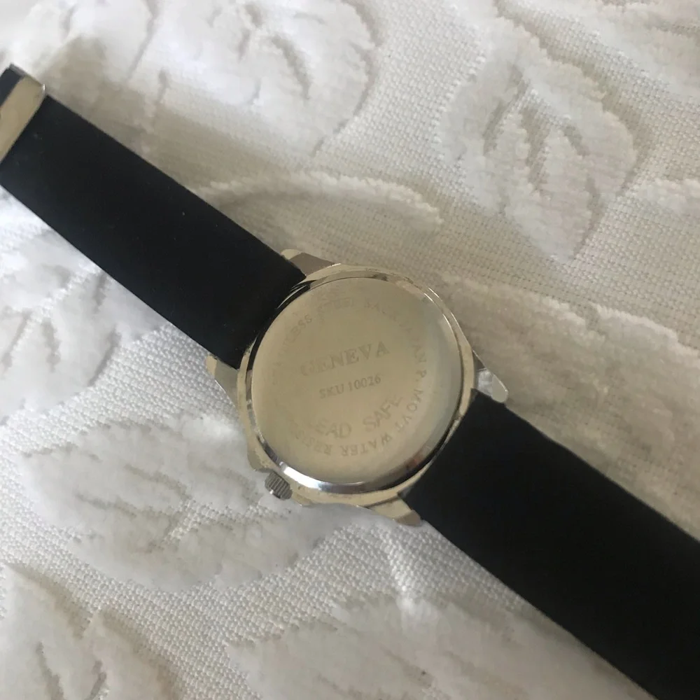 Geneva Crystal Jelly Band Watch